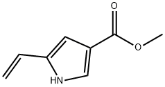 1H-Pyrrole-3-carboxylicacid,5-ethenyl-,methylester(9CI) Struktur