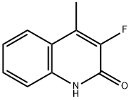 3-fluoro-4-Methylquinolin-2(1H)-one Struktur