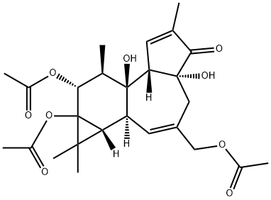 PHORBOL 12,13,20-TRIACETATE, 4BETA Struktur