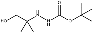 Hydrazinecarboxylic acid, 2-(2-hydroxy-1,1-dimethylethyl)-, 1,1-dimethylethyl Struktur