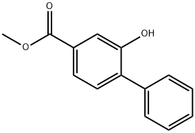 Methyl 2-hydroxybiphenyl-4-carboxylate Struktur