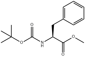 BOC-DL-PHENYLALANINE METHYL ESTER Struktur