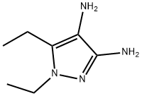 1H-Pyrazole-3,4-diamine,  1,5-diethyl- Struktur