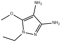 1H-Pyrazole-3,4-diamine,  1-ethyl-5-methoxy- Struktur