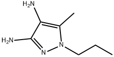 1H-Pyrazole-3,4-diamine,  5-methyl-1-propyl- Struktur