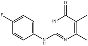 4-hydroxy-2-(4-fluoroanilino)-5,6-dimethylpyrimidine|4-羥基-2-(4-氟苯胺)-5,6-二甲基嘧啶