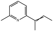 Pyridine, 2-methyl-6-(1-methyl-1-propenyl)- (9CI) Struktur