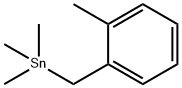 (2-Methylbenzyl)trimethylstannane Struktur