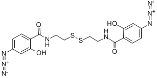 BIS(2-(4-AZIDOSALICYLAMIDO)ETHYL) DISULF Struktur