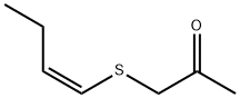 2-Propanone, 1-(1-butenylthio)-, (Z)- (9CI) Struktur