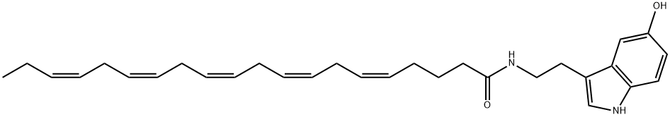 Eicosapentaenoyl Serotonin Struktur