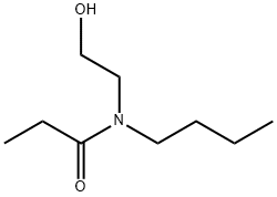 Propanamide,  N-butyl-N-(2-hydroxyethyl)- Struktur