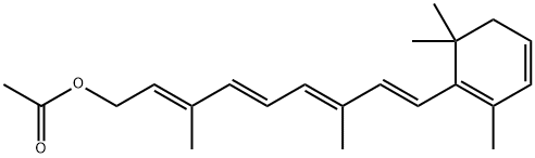 3-Dehydro Retinol Acetate Struktur