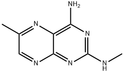 2,4-Pteridinediamine,N2,6-dimethyl-(9CI) Struktur