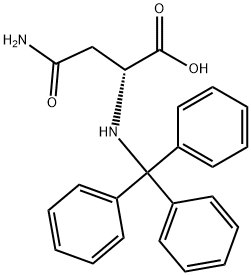 N-γ-Trityl-D-asparagine Struktur