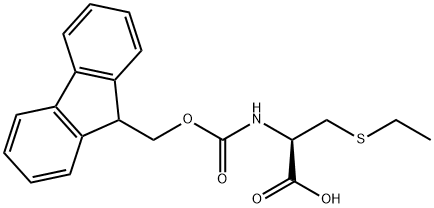 FMOC-CYS(ET)-OH Struktur