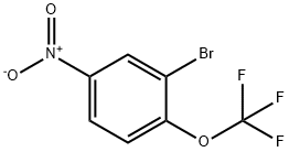 2-Bromo-4-nitro-1-(trifluoromethoxy)benzene Struktur