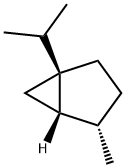 [1S,4S,5S,(-)]-4-Methyl-1-(1-methylethyl)bicyclo[3.1.0]hexane Struktur