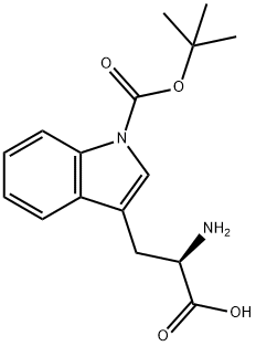 H-D-TRP(BOC)-OH Struktur