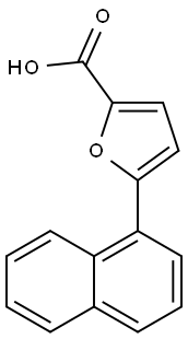 5-(4-Aminonaphthalen-1-yl)-furan-2-carboxylic acid Struktur