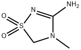 1,2,4-Thiadiazol-3-amine,4,5-dihydro-4-methyl-,1,1-dioxide(9CI) Struktur