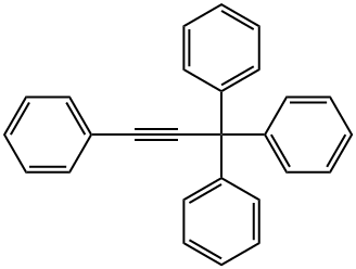 1,1',1'',1'''-(1-Propyn-1-yl-3-ylidyne)tetrakisbenzene Struktur