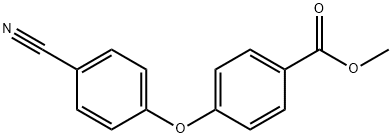 Methyl 4-(4-cyanophenoxy)benzoate Struktur