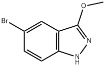 1H-Indazole,5-broMo-3-Methoxy- Struktur