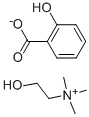 Choline salicylate Structure