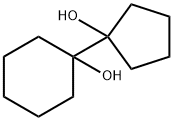 1-(1-hydroxycyclopentyl)cyclohexan-1-ol Struktur