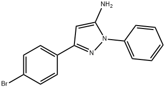 5-(4-BROMO-PHENYL)-2-PHENYL-2H-PYRAZOL-3-YLAMINE Struktur