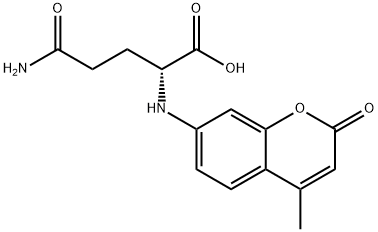 H-D-GLU(AMC)-OH Struktur