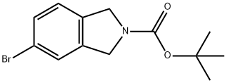 TERT-BUTYL 5-BROMOISOINDOLINE-2-CARBOXYLATE Struktur