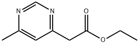 Ethyl 6-methylpyrimidine-4-acetate Struktur