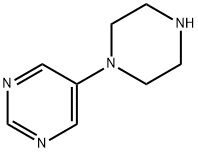 5-(Piperazin-1-yl)pyrimidine Struktur