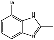 4-BROMO-2-METHYL-1H-BENZIMIDAZOLE Struktur