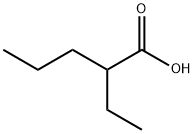 2-ETHYLPENTANOIC ACID Struktur