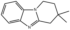 Pyrido[1,2-a]benzimidazole, 1,2,3,4-tetrahydro-3,3-dimethyl- (9CI) Struktur