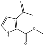 1H-Pyrrole-2-carboxylic acid, 3-acetyl-, methyl ester (9CI) Struktur