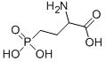 DL-2-AMINO-4-PHOSPHONOBUTYRIC ACID Struktur