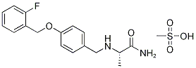 RalfinaMide Mesylate Struktur