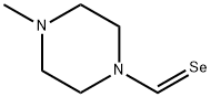 1-Piperazinecarboselenoaldehyde,4-methyl-(9CI) Struktur