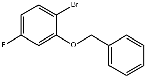 2-(benzyloxy)-1-broMo-4-fluorobenzene Struktur