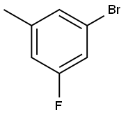 1-Bromo-3-fluoro-5-methylbenzene Struktur