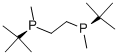 (S,S)-1,2-BIS(TERT-BUTYLMETHYLPHOSPHINO)ETHANE Struktur