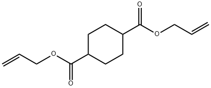 Diallyl 1,4-Cyclohexanedicarboxylate (cis- and trans- mixture) Struktur