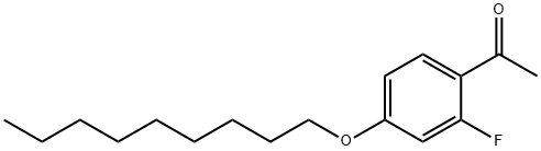 2'-FLUORO-4'-NONYLOXYACETOPHENONE Struktur