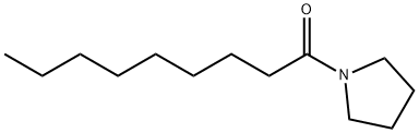 1-pyrrolidin-1-ylnonan-1-one Struktur