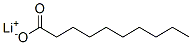lithium decanoate  Struktur