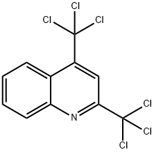 2,4-BIS(TRICHLOROMETHYL)QUINOLINE Struktur